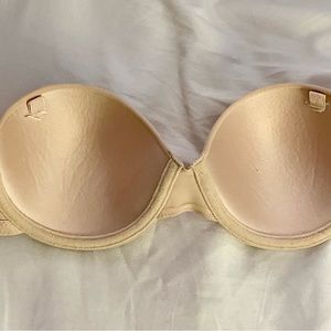 Tan Strapless Bra size 32 B